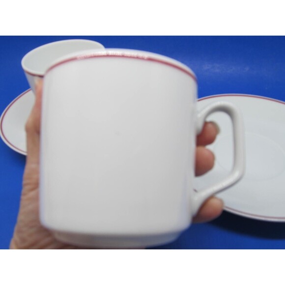 Royal Limoges Porcelaine Dure France Cup  Saucer Sets Bundle of 2 - Picture 7 of 16